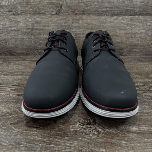 Cole Haan Original Grand Oxford Shoes Men\'s 11.5 Black Leather Sneakers C27997
